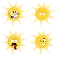 Summer sun mascots N4