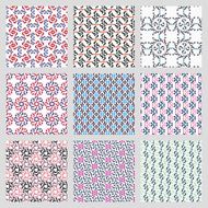 Simple vector seamless patterns