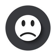 Vector modern gray circle icon N17