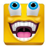 Square emoticon likes what is seeing