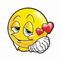 Cute smiley in love Emoticon