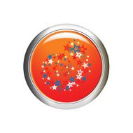 Stars icon Internet button vector illustration