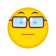 Single Emoticon (Nerdy)