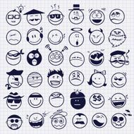 set of emoticons