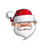 Happy Santa - Head