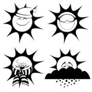 Winter sun mascots N3