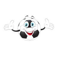 Cartoon Soccer Ball N11