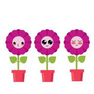 Cute flowers Kawaii japanese style