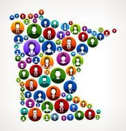 Minnesota People Faces Community and Communication Pattern