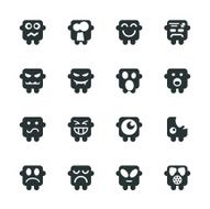 Silhouette Emoticons N3