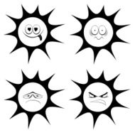 Summer sun mascots N5