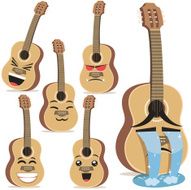 Guitar Cartoon Set B