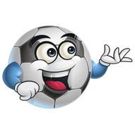 Soccer Ball Cartoon - Presenting