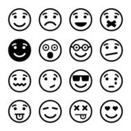 Smiley faces ns set