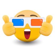 Yellow emoticon cartoon character eps 10 vector N20