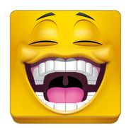 Square emoticon laughing