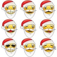 santa claus emoticons
