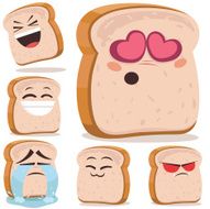 White Bread Cartoon Set B