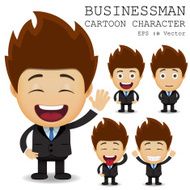 Businessman cartoon character EPS 10 vector N32
