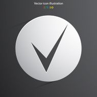 Vector check web icon N2