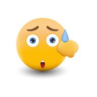 Yellow emoticon cartoon character eps 10 vector N21
