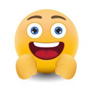 Yellow emoticon cartoon character eps 10 vector N22