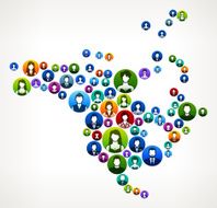 North America People Faces Community and Communication Pattern