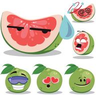 Pomelo Cartoon Set A