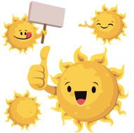 Sun Cartoon Set C