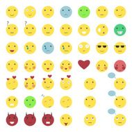 46 smile icons set