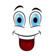 &Ntilde;artoon expression Vector illustration N2