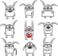 Funny rabbits N2