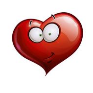 Heart Faces Happy Emoticons - Smirk