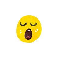 retro cartoon face symbol N2
