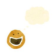 retro cartoon face symbol N4