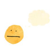 retro cartoon face symbol N5