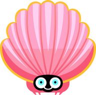 Cute shell character