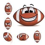 American Football Emoticons Set 3