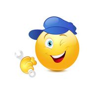 Repairman emoticon