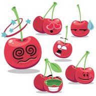 Cherry Cartoon Set A