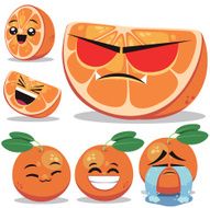 Orange Cartoon Set B