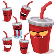 Beverage Cup Cartoon set B