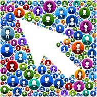 Cursor People Faces Community and Communication Pattern N2