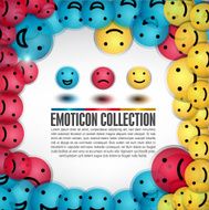 Different emotions Balls or Smiley icon