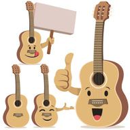 Guitar Cartoon Set C