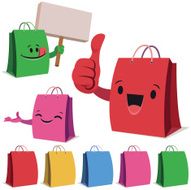Shopping Bag Cartoon Set C