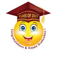 Happy Graduation smiley for Class 2015 N2