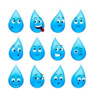 Smilies rain