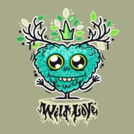 Cute Wild Love Monster N2