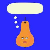 Communication bubble - pear
